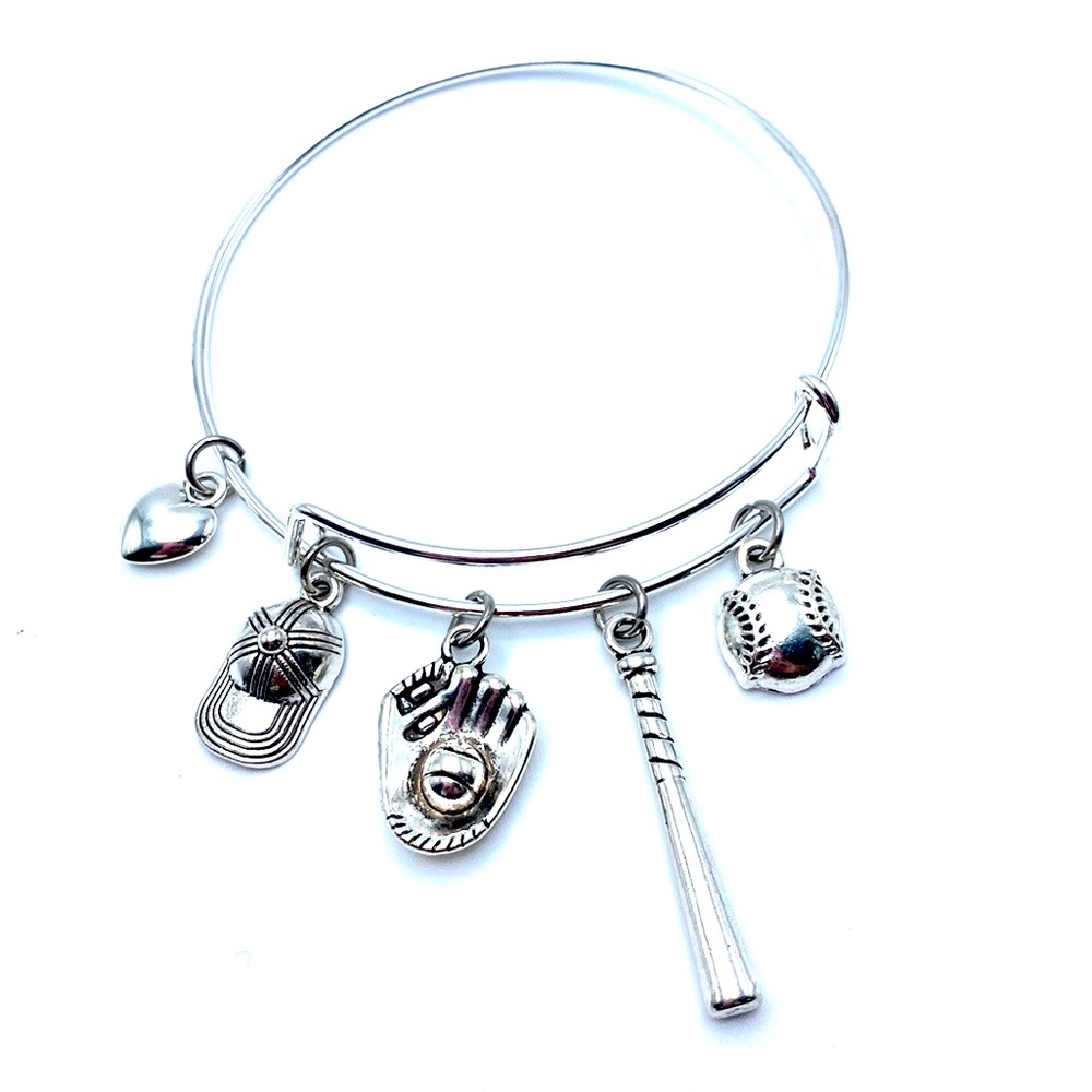 Baseball Softball Bracelet May Be Personalized